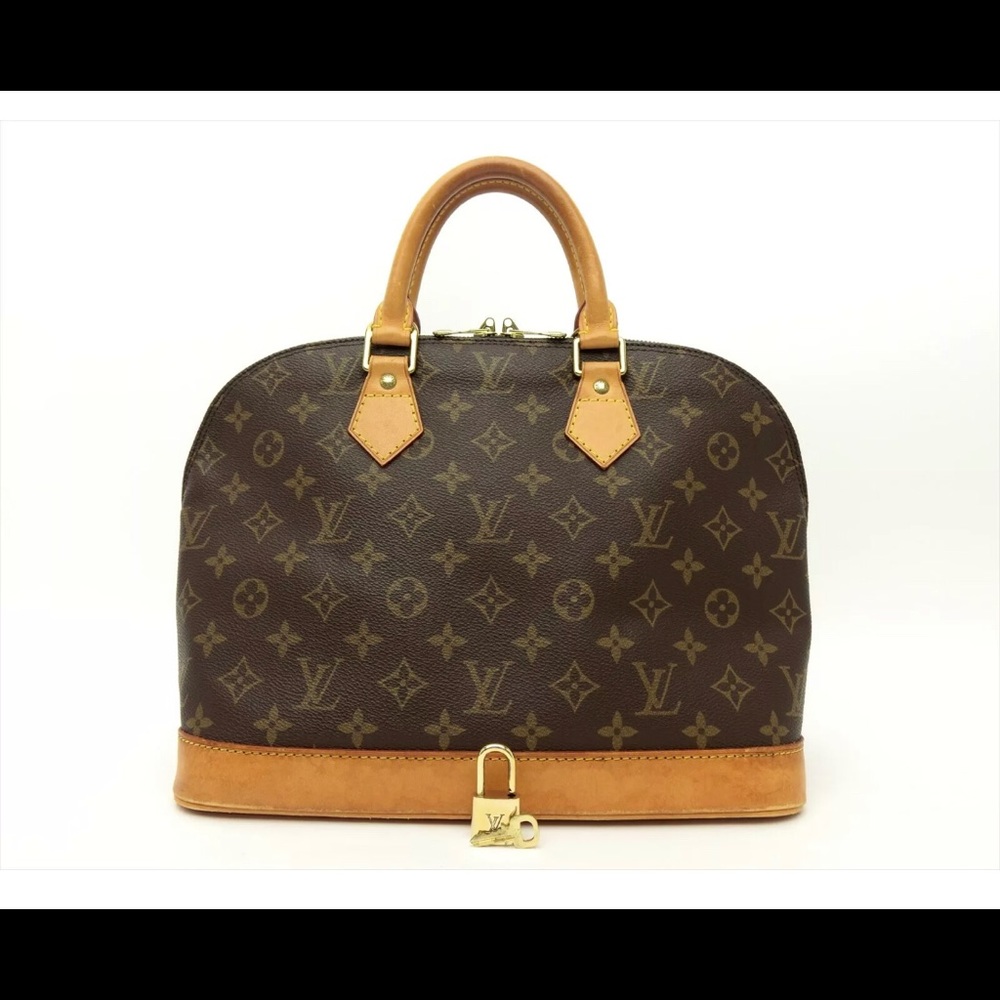 Authentic Louis Vuitton Alma Hand Bag